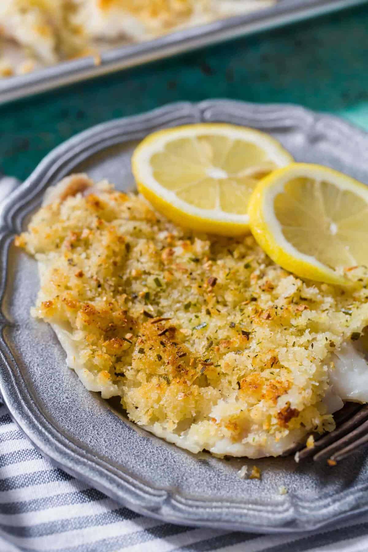 Baked haddock