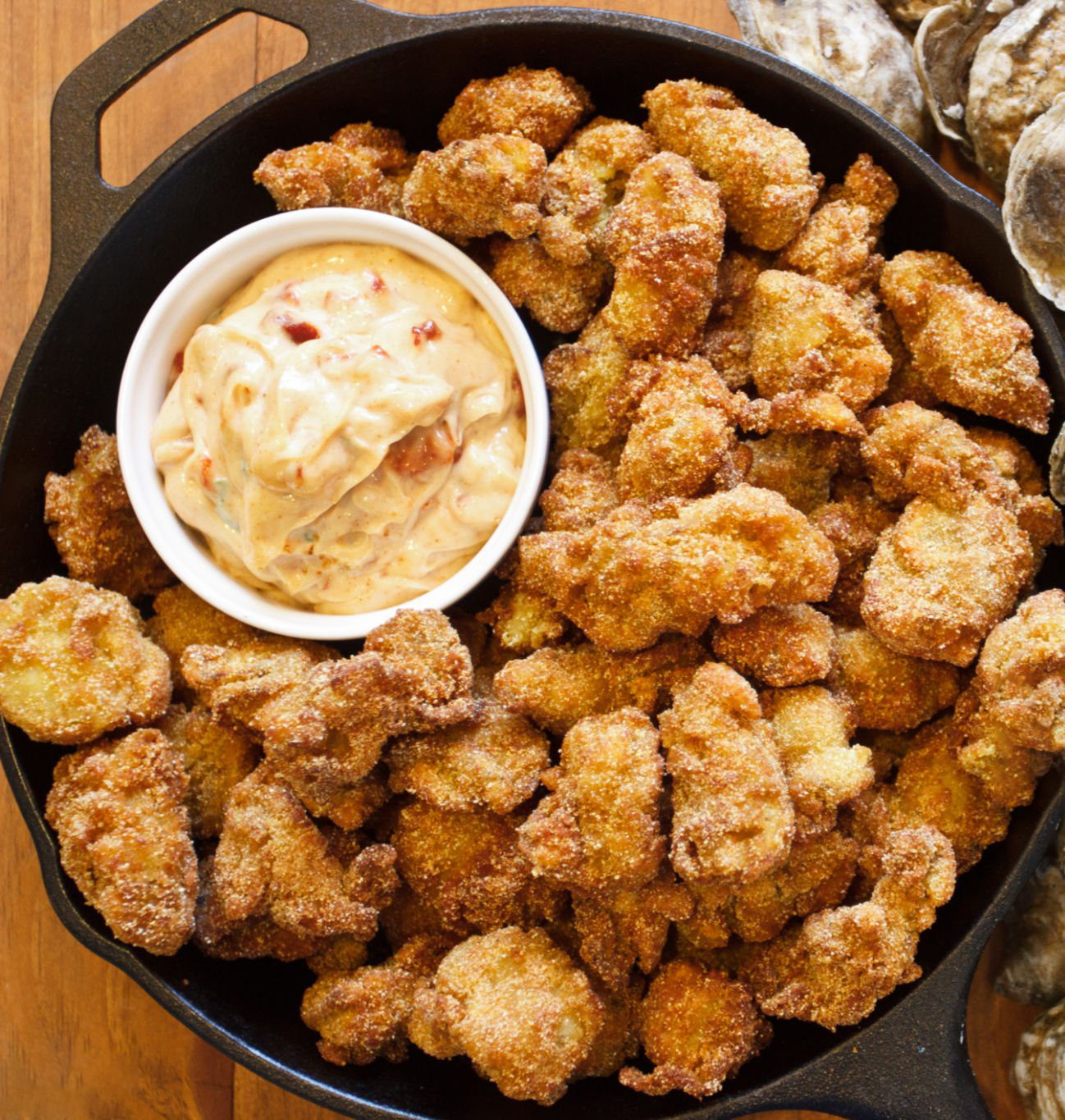 Fried oysters